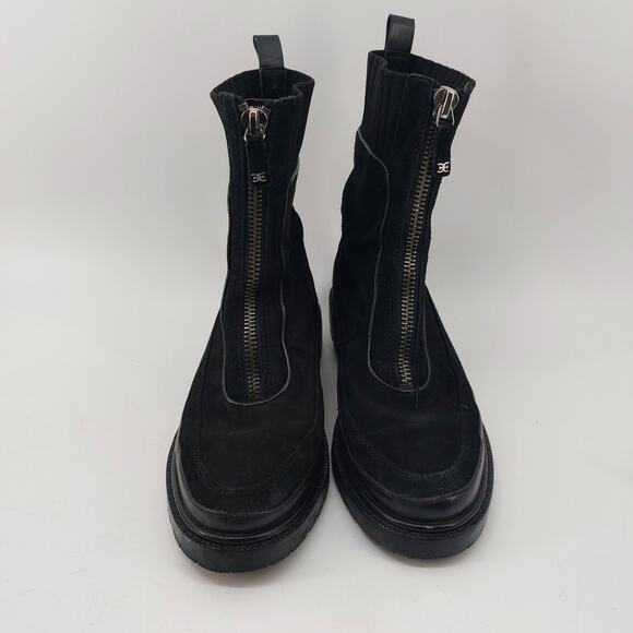 Sam Edelman Leone Lug Zipper Sole Chelsea Boots Size 8.5 M - Picture 3 of 8